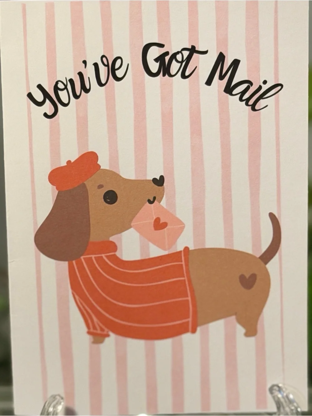 Dachshund Encouragement Greeting Card Set of 5 4x6 with Envelopes Cute Dog